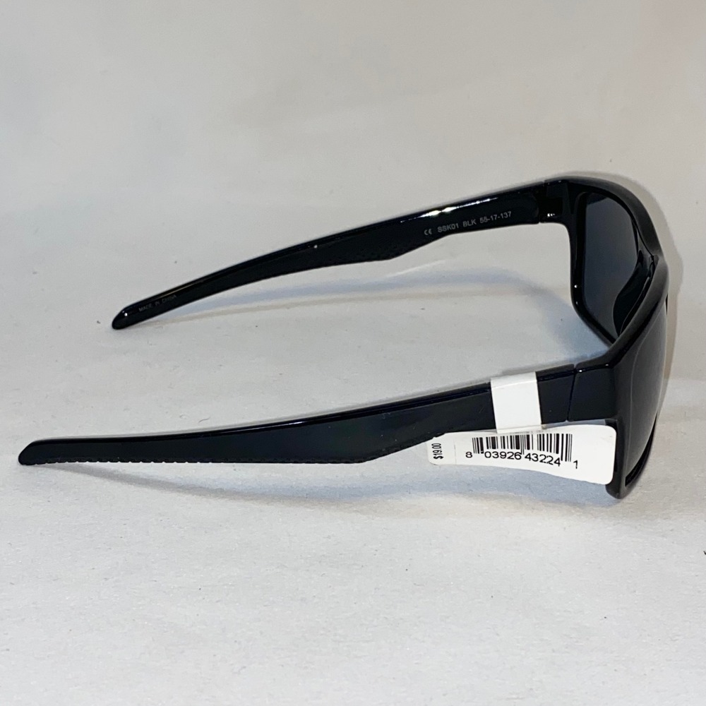 MF SSK01 BLK RX Polarized UV400 Sunglasses Mens Womens Black Sport Wrap - Picture 5 of 9